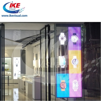 HD Mesh 3D Transparent LED Module Glass Transparent Advertising Display