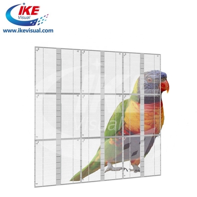 HD Mesh 3D Transparent LED Module Glass Transparent Advertising Display