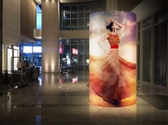 Store Indoor LED Advertising Screens Billboard Curved Full Color 1200 nits