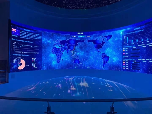 Profi-Video-Prozessor gekrümmter LED-Display-Bildschirm IP65